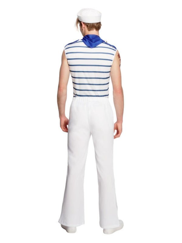 Fever Male French Sailor Costume, White - Adult Weekender