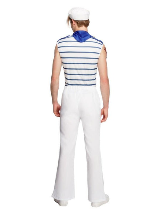 Fever Male French Sailor Costume, White - Adult Weekender