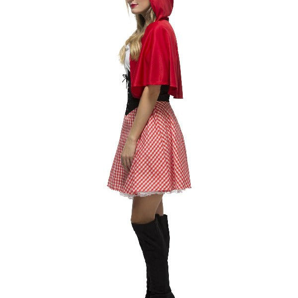 Fever Red Riding Hood Costume, Red - Adult Weekender