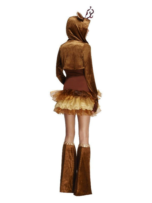 Fever Reindeer Costume, Tutu Dress, Brown - Adult Weekender