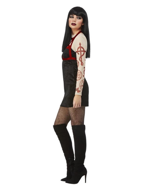 Fever Satanic Witch Costume, Black - Adult Weekender