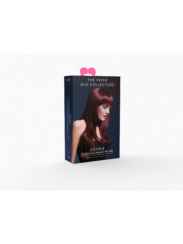 Fever Sienna Wig, Black Cherry - Adult Weekender