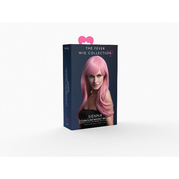 Fever Sienna Wig, Pastel Pink - Adult Weekender