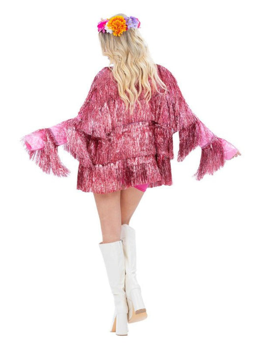 Fever Tinsel Festival Jacket, Pink - Adult Weekender
