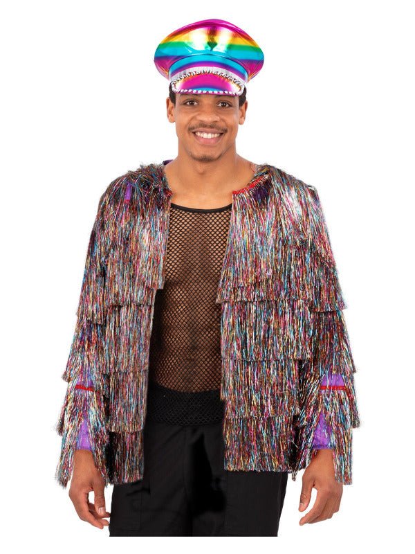 Fever Tinsel Festival Jacket, Rainbow Dreams - Adult Weekender