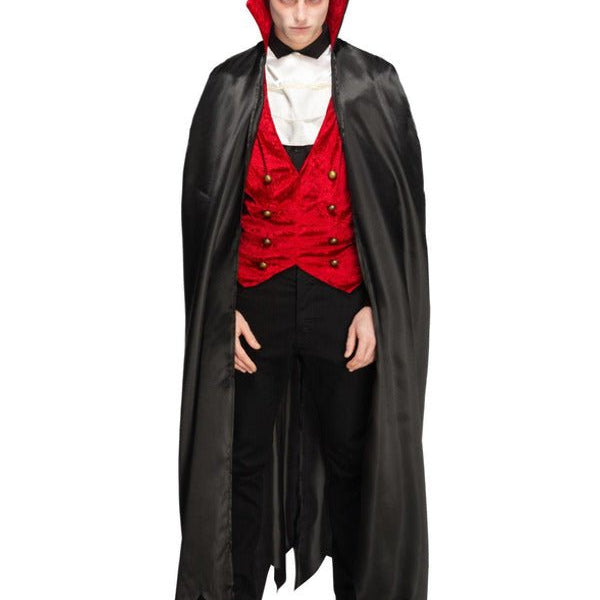 Fever Vampire Costume, Black & Red - Adult Weekender