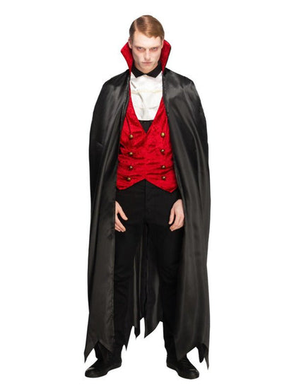 Fever Vampire Costume, Black &amp; Red - Adult Weekender