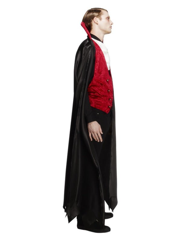 Fever Vampire Costume, Black &amp; Red - Adult Weekender