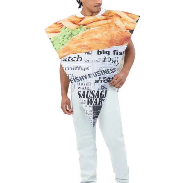 Fish & Chips Costume - Adult Weekender