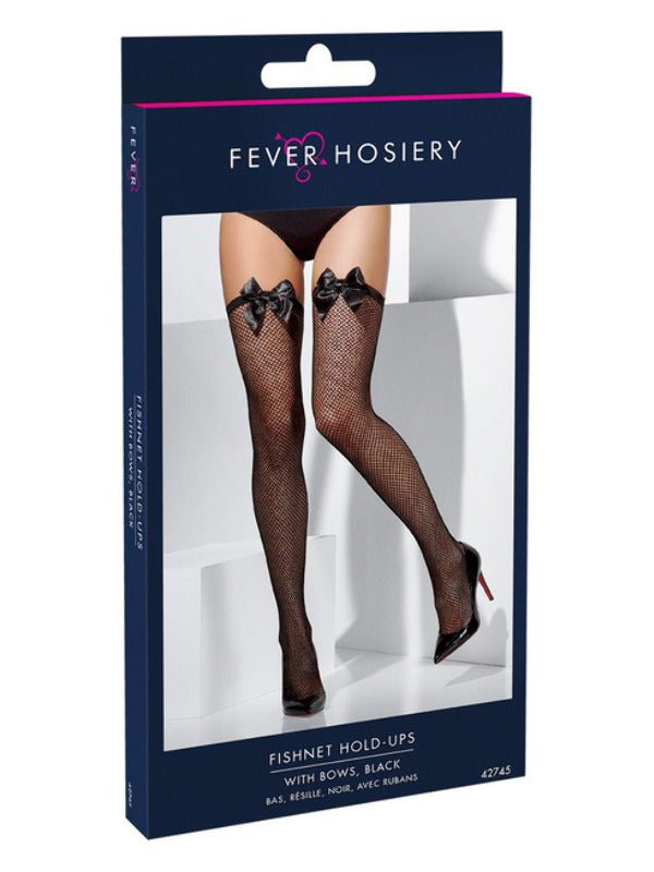 Fishnet Hold - Ups, Black - Adult Weekender