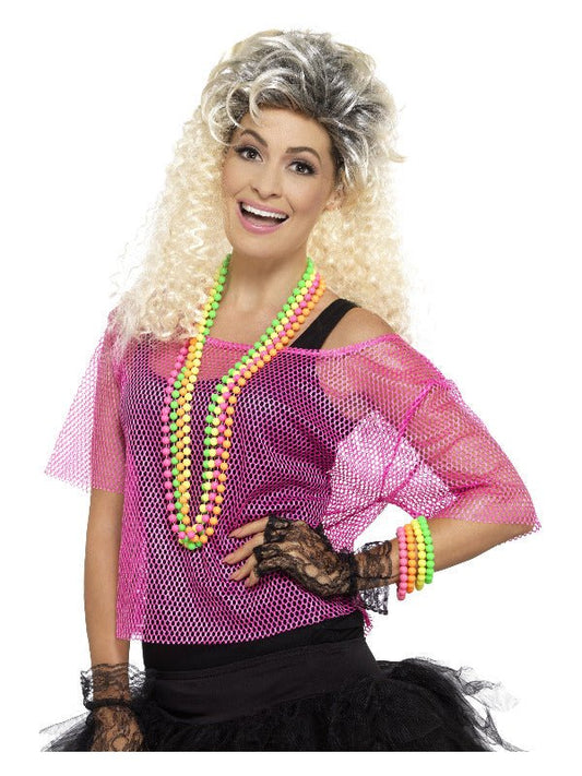 Fishnet Top, Neon Pink - Adult Weekender