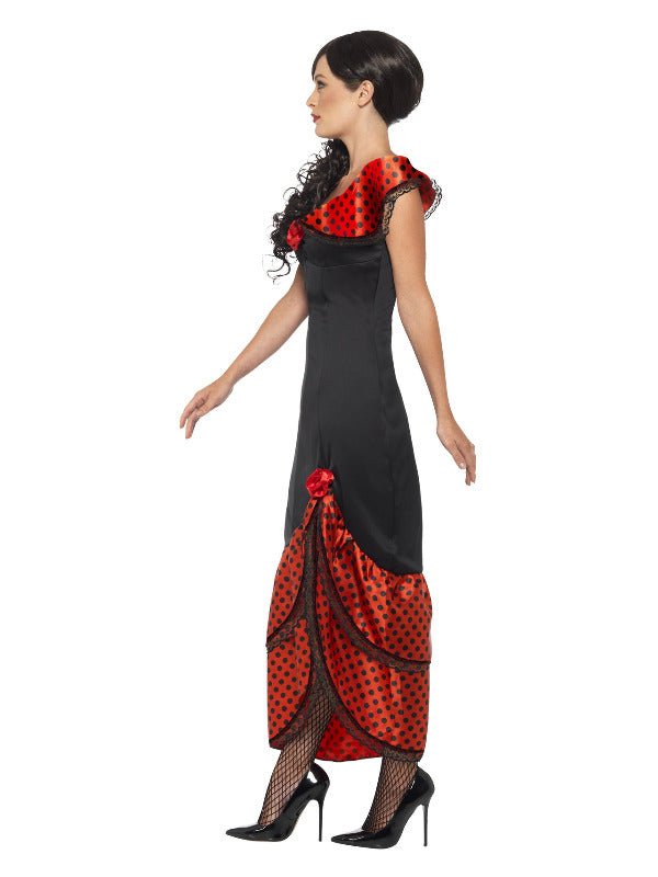Flamenco Senorita Costume, Black - Adult Weekender