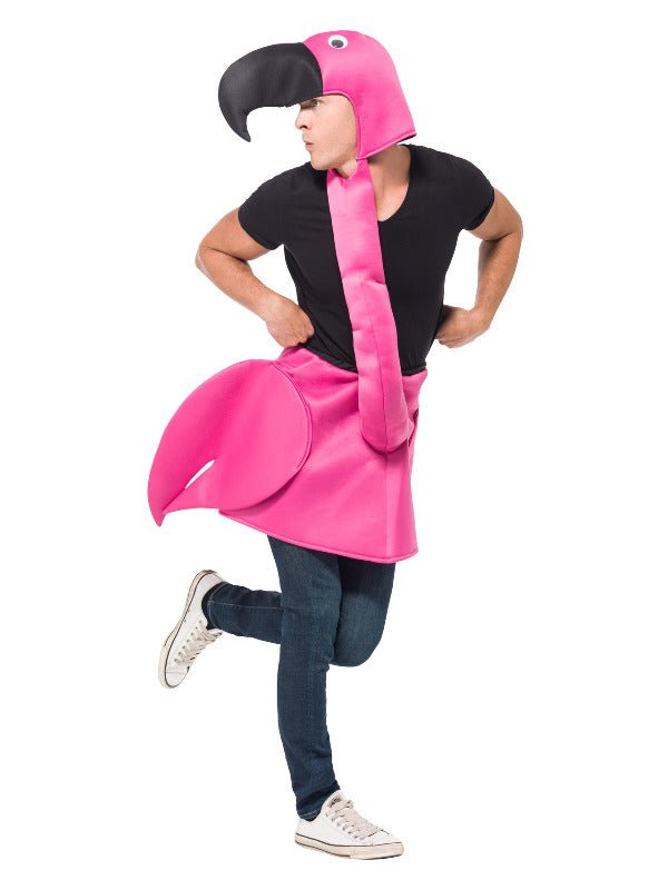 Flamingo Costume, Pink - Adult Weekender