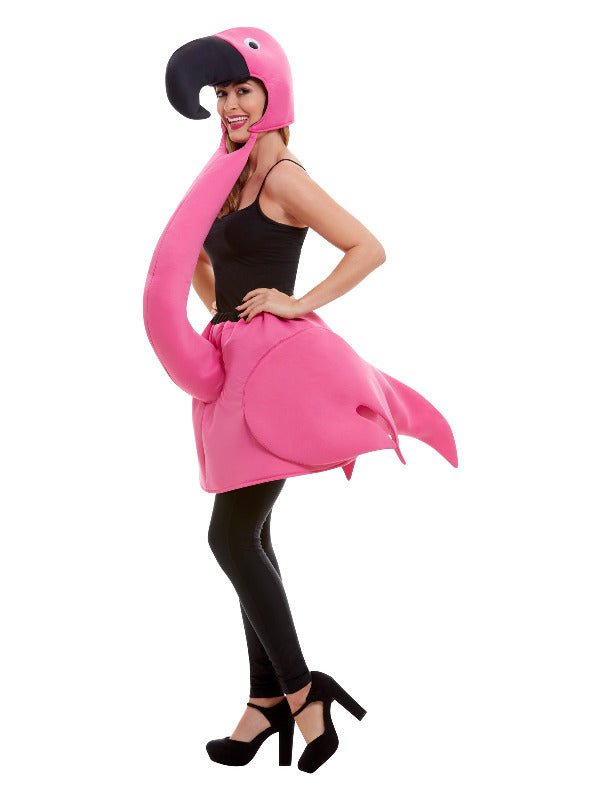 Flamingo Costume, Pink - Adult Weekender