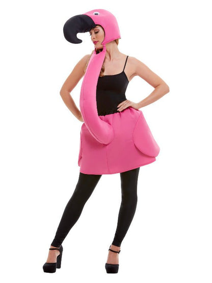 Flamingo Costume, Pink - Adult Weekender