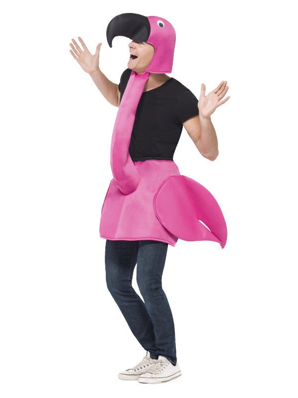 Flamingo Costume, Pink - Adult Weekender