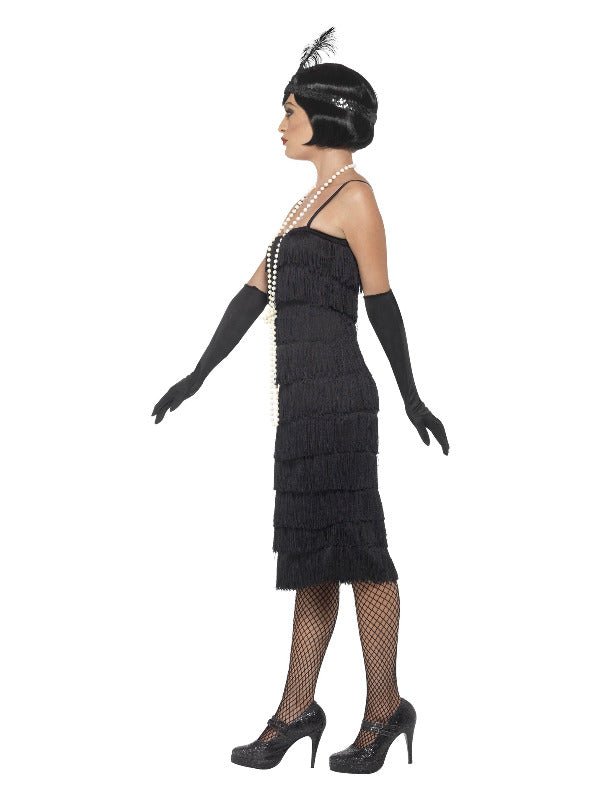Flapper Costume, Black - Adult Weekender