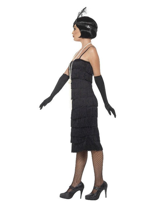 Flapper Costume, Black - Adult Weekender
