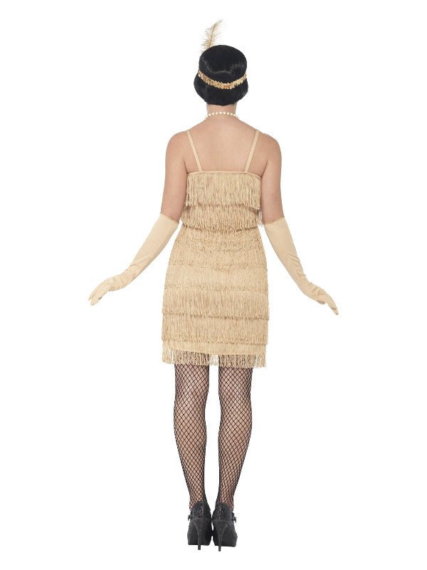 Flapper Costume, Gold - Adult Weekender