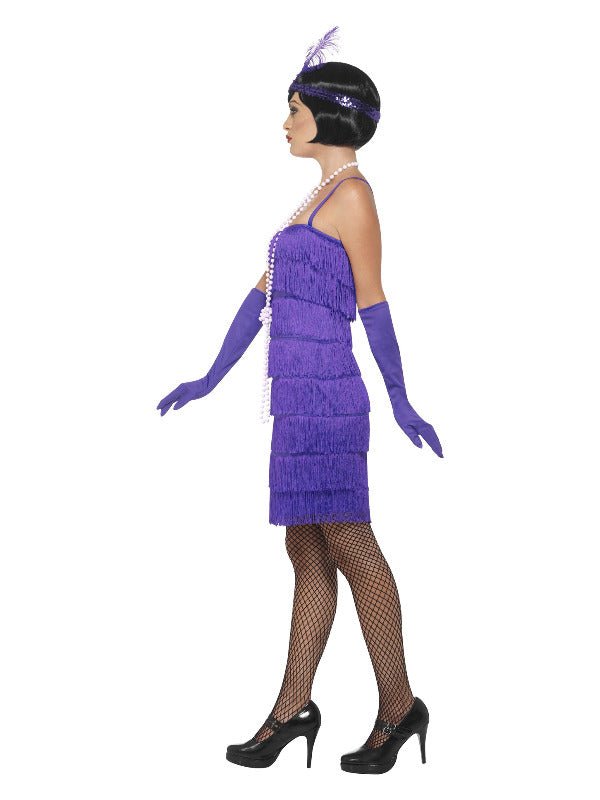 Flapper Costume, Purple - Adult Weekender