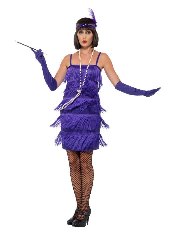 Flapper Costume, Purple - Adult Weekender