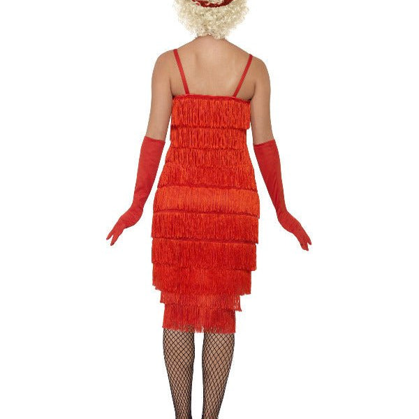 Flapper Costume, Red - Adult Weekender