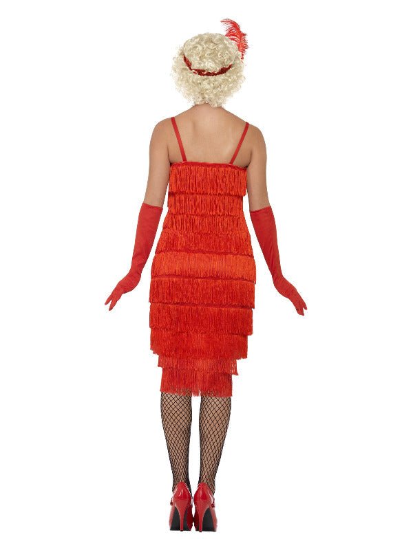 Flapper Costume, Red - Adult Weekender
