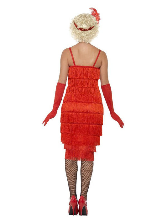 Flapper Costume, Red - Adult Weekender
