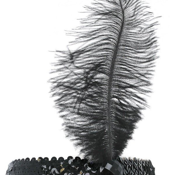 Flapper Headband, Black - Adult Weekender