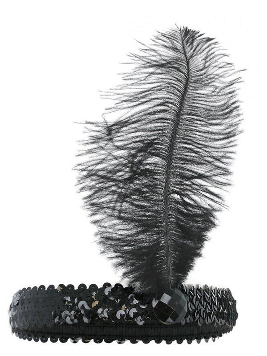 Flapper Headband, Black - Adult Weekender