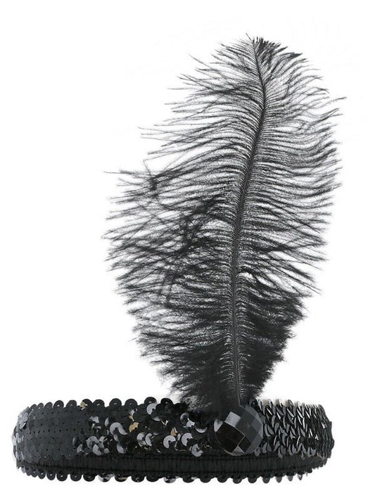 Flapper Headband, Black - Adult Weekender