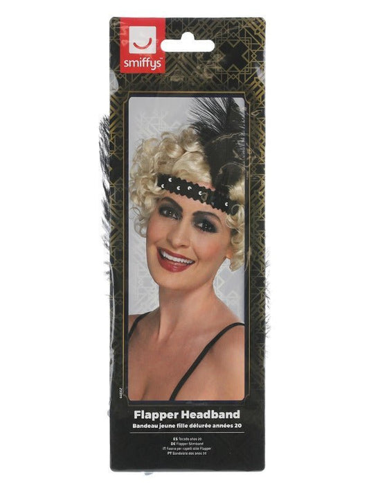 Flapper Headband, Black - Adult Weekender