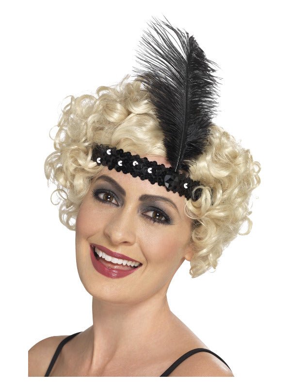Flapper Headband, Black - Adult Weekender
