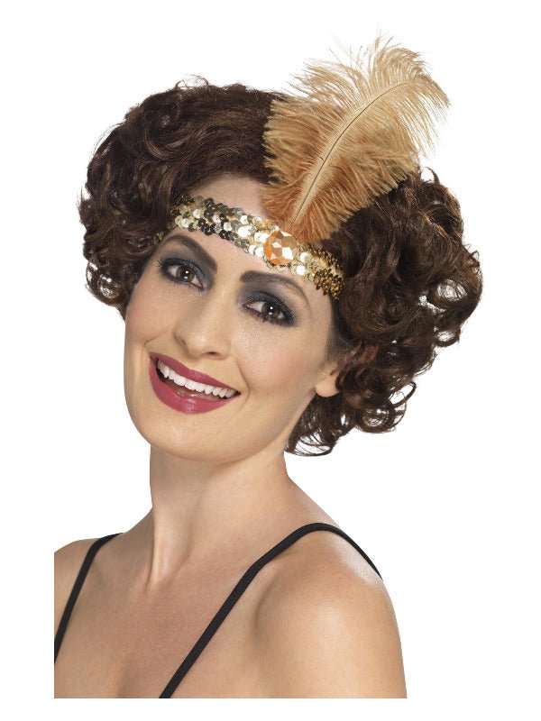 Flapper Headband, Gold - Adult Weekender
