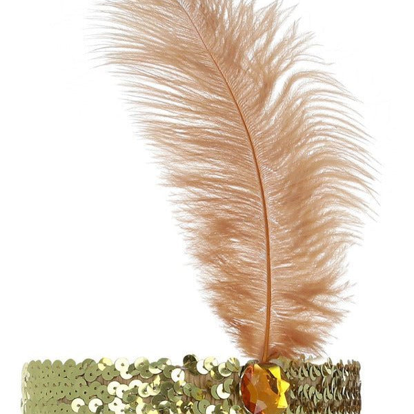Flapper Headband, Gold - Adult Weekender