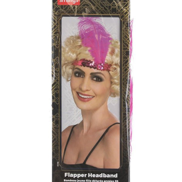 Flapper Headband, Pink - Adult Weekender