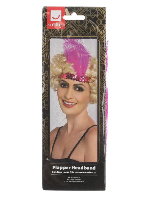 Flapper Headband, Pink - Adult Weekender