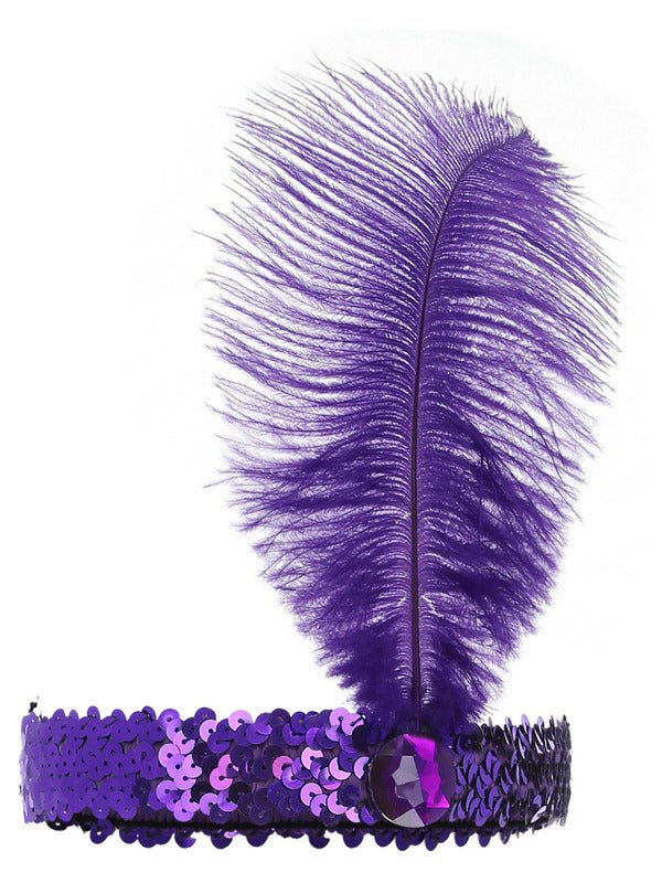 Flapper Headband, Purple - Adult Weekender