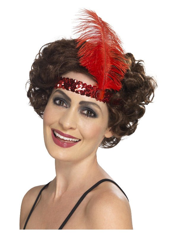 Flapper Headband, Red - Adult Weekender