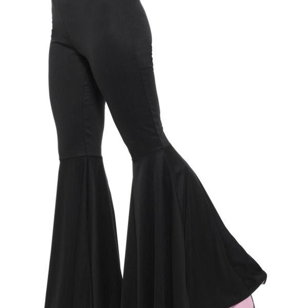 Flared Trousers, Ladies, Black - Adult Weekender