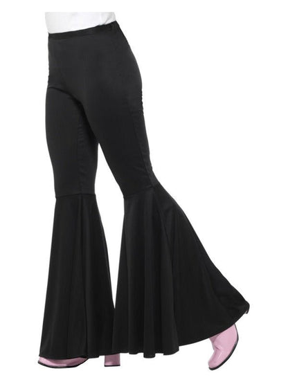 Flared Trousers, Ladies, Black - Adult Weekender