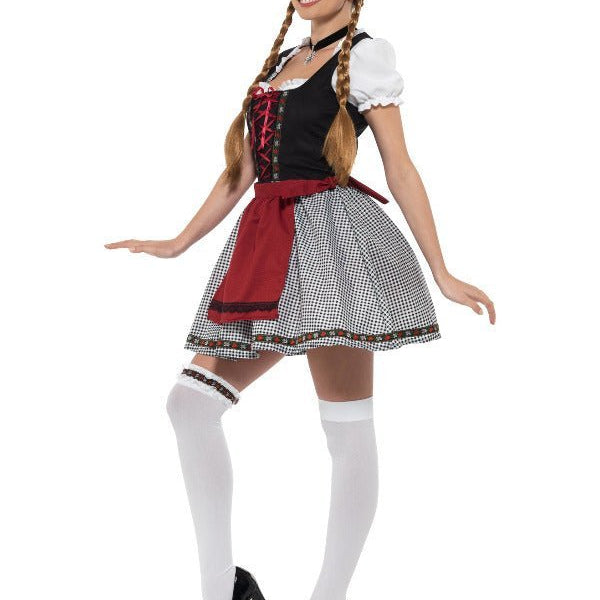 Flirty Fräulein Bavarian Costume, Black - Adult Weekender