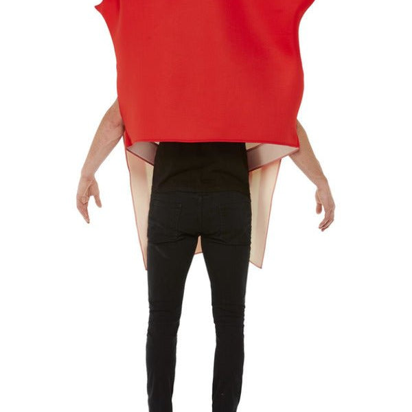 French Fries Costume, Red & White - Adult Weekender