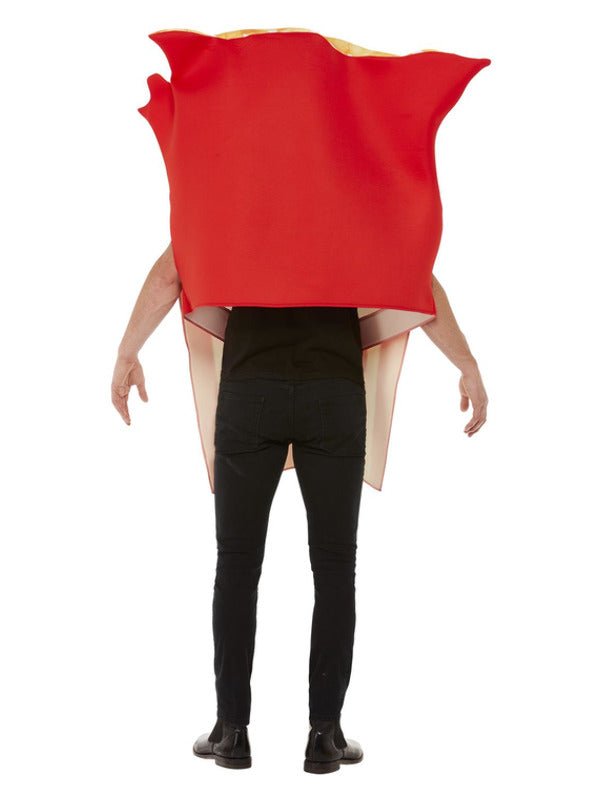 French Fries Costume, Red & White - Adult Weekender