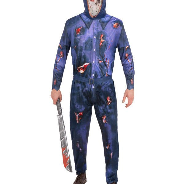 Friday The 13th Jason Voorhees Boiler Suit Costume - Adult Weekender