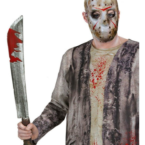 Friday The 13th, Jason Voorhees Machete & Mask Kit - Adult Weekender