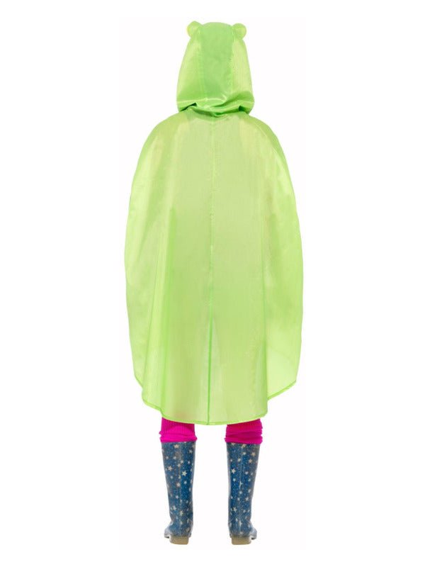 Frog Party Poncho, Green - Adult Weekender