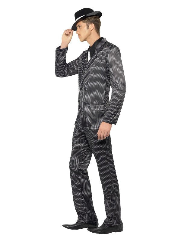 Gangster Costume, Black - Adult Weekender