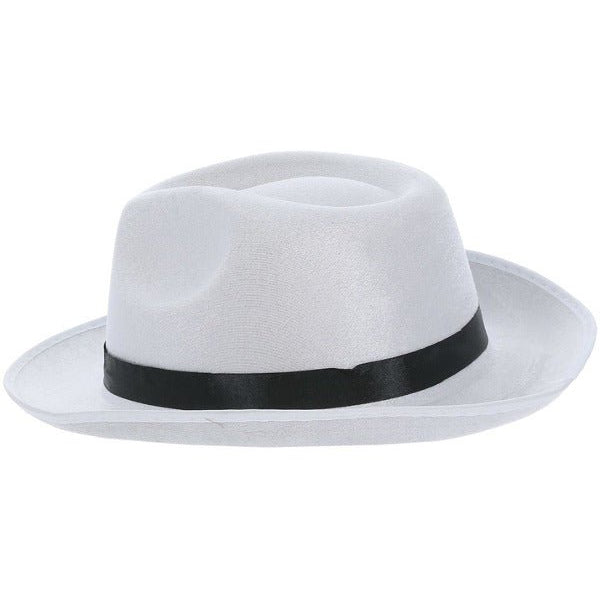 Gangster Hat, White - Adult Weekender