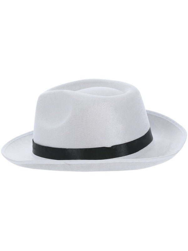 Gangster Hat, White - Adult Weekender